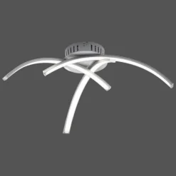 Luminaires Leuchten Direkt Plafonnier Leuchten-Direkt VALERIE LED Acier inoxydable, 3 lumières* Éclairage Led