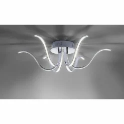 Luminaires Leuchten Direkt Plafonnier Leuchten-Direkt VALERIE LED Chrome, 6 lumières* Éclairage Led