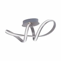 Luminaires Leuchten Direkt Plafonnier Leuchten-Direkt Ls-MELINDA LED Acier inoxydable, 1 lumière, Télécommandes, Changeur de couleurs