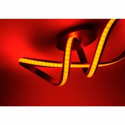 Luminaires Leuchten Direkt Plafonnier Leuchten-Direkt Ls-MELINDA LED Acier inoxydable, 1 lumière, Télécommandes, Changeur de couleurs