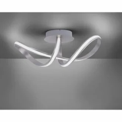 Luminaires Leuchten Direkt Plafonnier Leuchten-Direkt Ls-MELINDA LED Acier inoxydable, 1 lumière, Télécommandes, Changeur de couleurs