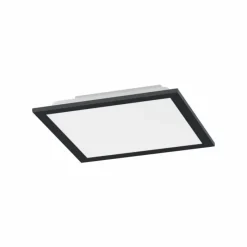 Luminaires Leuchten Direkt Plafonnier Leuchten-Direkt FLAT LED Noir, 1 lumière, Télécommandes* Éclairage Led