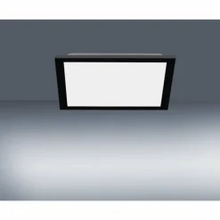 Luminaires Leuchten Direkt Plafonnier Leuchten-Direkt FLAT LED Noir, 1 lumière, Télécommandes* Éclairage Led