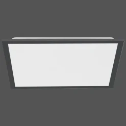 Luminaires Leuchten Direkt Plafonnier Leuchten-Direkt FLAT LED Noir, 1 lumière, Télécommandes* Éclairage Led