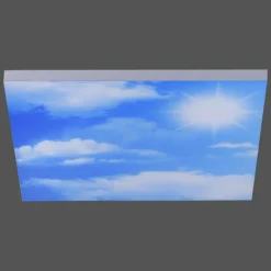 Luminaires Leuchten Direkt Plafonnier Leuchten-Direkt CLOUD LED Blanc, 1 lumière, Télécommandes* Éclairage Led