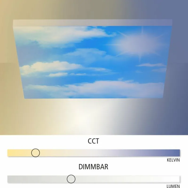 Luminaires Leuchten Direkt Plafonnier Leuchten-Direkt CLOUD LED Blanc, 1 lumière, Télécommandes* Éclairage Led