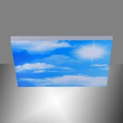 Luminaires Leuchten Direkt Plafonnier Leuchten-Direkt CLOUD LED Blanc, 1 lumière, Télécommandes* Éclairage Led