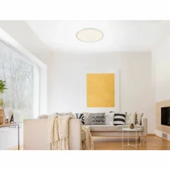 Luminaires Leuchten Direkt Plafonnier Leuchten-Direkt FLAT LED Blanc, 1 lumière, Télécommandes* Éclairage Led