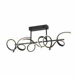 Luminaires Leuchten Direkt Plafonnier Leuchten-Direkt CURLS LED Noir, 3 lumières* Éclairage Led