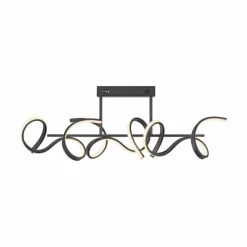 Luminaires Leuchten Direkt Plafonnier Leuchten-Direkt CURLS LED Noir, 3 lumières* Éclairage Led