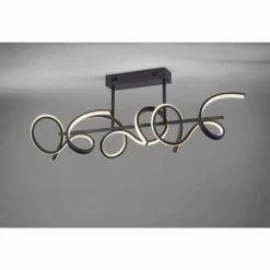 Luminaires Leuchten Direkt Plafonnier Leuchten-Direkt CURLS LED Noir, 3 lumières* Éclairage Led