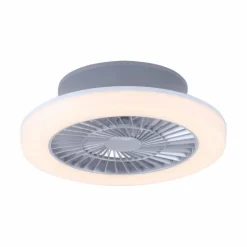 Luminaires Leuchten Direkt Plafonnier Leuchten-Direkt LEONARD LED Nickel mat, 1 lumière* Éclairage Led