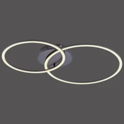 Luminaires Leuchten Direkt Plafonnier Leuchten-Direkt IVANKA LED Noir, 2 lumières* Éclairage Led