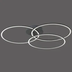 Luminaires Leuchten Direkt Plafonnier Leuchten-Direkt IVANKA LED Noir, 3 lumières* Éclairage Led