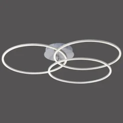 Luminaires Leuchten Direkt Plafonnier Leuchten-Direkt IVANKA LED Nickel mat, 3 lumières* Éclairage Led