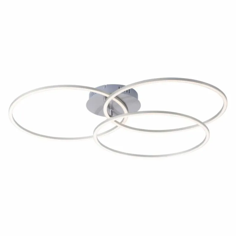 Luminaires Leuchten Direkt Plafonnier Leuchten-Direkt IVANKA LED Nickel mat, 3 lumières* Éclairage Led