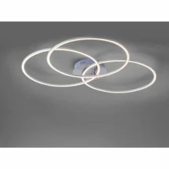 Luminaires Leuchten Direkt Plafonnier Leuchten-Direkt IVANKA LED Nickel mat, 3 lumières* Éclairage Led