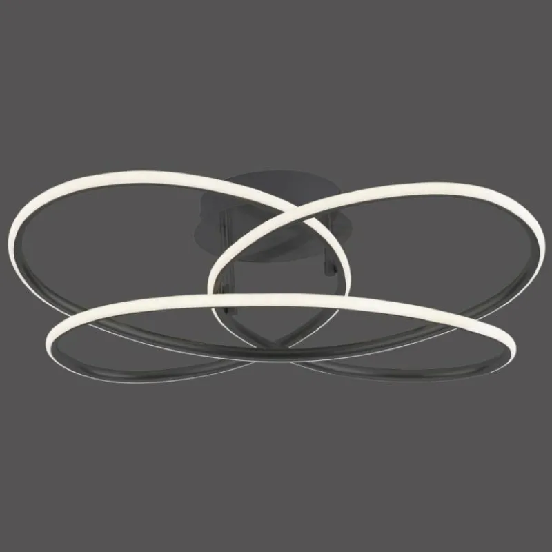 Luminaires Leuchten Direkt Plafonnier Leuchten-Direkt NODE LED Noir, 1 lumière* Éclairage Led