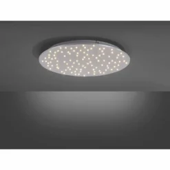 Luminaires Leuchten Direkt Plafonnier Leuchten-Direkt SPARKLE LED Nickel mat, 1 lumière, Télécommandes* Éclairage Led