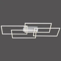 Luminaires Leuchten Direkt Plafonnier Leuchten-Direkt IVEN LED Nickel mat, 4 lumières* Éclairage Led
