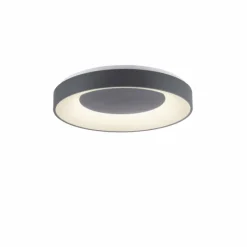 Luminaires Leuchten Direkt Plafonnier Leuchten-Direkt ANIKA LED Anthracite, 1 lumière, Télécommandes* Éclairage Led