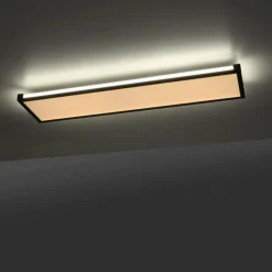 Luminaires Leuchten Direkt Plafonnier Leuchten-Direkt MARIO LED Noir, 1 lumière, Télécommandes, Changeur de couleurs* Éclairage Led