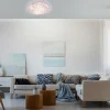 Luminaires Leuchten Direkt Plafonnier Leuchten-Direkt LOLAsmart-NAOMI LED Blanc, 1 lumière, Télécommandes, Changeur de couleurs