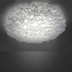 Luminaires Leuchten Direkt Plafonnier Leuchten-Direkt LOLAsmart-NAOMI LED Blanc, 1 lumière, Télécommandes, Changeur de couleurs