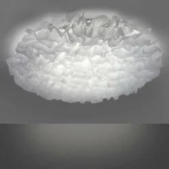 Luminaires Leuchten Direkt Plafonnier Leuchten-Direkt LOLAsmart-NAOMI LED Blanc, 1 lumière, Télécommandes, Changeur de couleurs