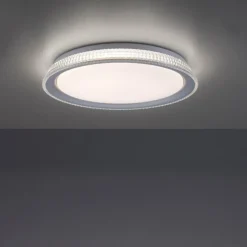 Luminaires Leuchten Direkt Plafonnier Leuchten-Direkt KARI LED Argenté, 1 lumière* Éclairage Led