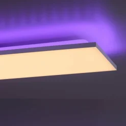 Luminaires Leuchten Direkt Plafonnier Leuchten-Direkt GUSTAV LED Blanc, 1 lumière, Télécommandes, Changeur de couleurs* Éclairage Led