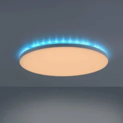 Luminaires Leuchten Direkt Plafonnier Leuchten-Direkt GUSTAV LED Blanc, 1 lumière, Télécommandes, Changeur de couleurs* Éclairage Led