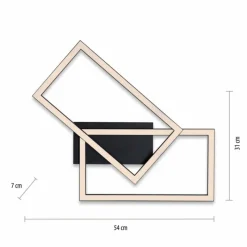 Luminaires Leuchten Direkt Plafonnier Leuchten-Direkt IVEN LED Noir, 1 lumière* Éclairage Led