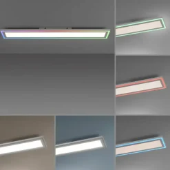 Luminaires Leuchten Direkt Plafonnier Leuchten-Direkt EDGING LED Blanc, 1 lumière, Télécommandes* Éclairage Led