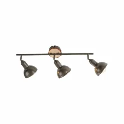 Luminaires Scandinaves-Luminaires Leuchten Direkt Plafonnier Leuchten-Direkt SWAMP Écru, 3 lumières