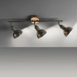 Luminaires Scandinaves-Luminaires Leuchten Direkt Plafonnier Leuchten-Direkt SWAMP Écru, 3 lumières