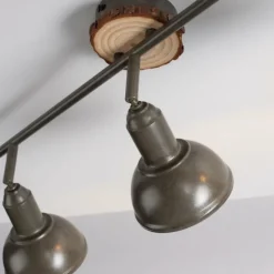 Luminaires Scandinaves-Luminaires Leuchten Direkt Plafonnier Leuchten-Direkt SWAMP Écru, 3 lumières