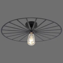 Lampes Vintages & Rétros-Luminaires Leuchten Direkt Plafonnier Leuchten-Direkt SPIKE Noir, 1 lumière