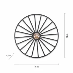 Lampes Vintages & Rétros-Luminaires Leuchten Direkt Plafonnier Leuchten-Direkt SPIKE Noir, 1 lumière
