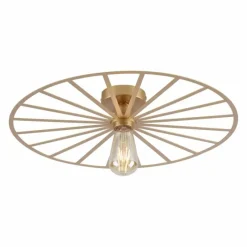 Lampes Vintages & Rétros-Luminaires Leuchten Direkt Plafonnier Leuchten-Direkt SPIKE Laiton, 1 lumière