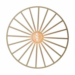 Lampes Vintages & Rétros-Luminaires Leuchten Direkt Plafonnier Leuchten-Direkt SPIKE Laiton, 1 lumière