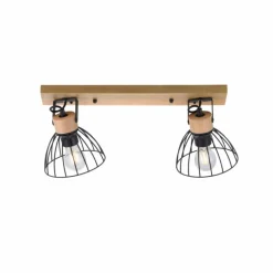 Lampes Vintages & Rétros-Luminaires Leuchten Direkt Plafonnier Leuchten-Direkt LAMI Écru, 2 lumières