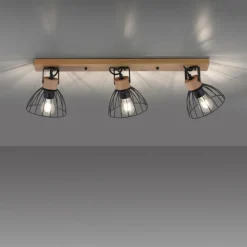 Lampes Vintages & Rétros-Luminaires Leuchten Direkt Plafonnier Leuchten-Direkt LAMI Écru, 3 lumières