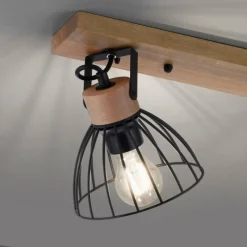 Lampes Vintages & Rétros-Luminaires Leuchten Direkt Plafonnier Leuchten-Direkt LAMI Écru, 3 lumières