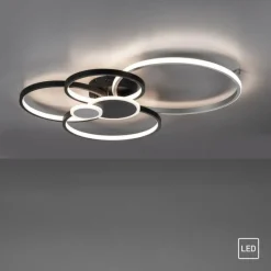 Luminaires Leuchten Direkt Plafonnier Leuchten-Direkt PAPILON LED Noir, 1 lumière* Éclairage Led