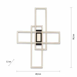 Luminaires Leuchten Direkt Plafonnier Leuchten-Direkt ASMIN LED Noir, 1 lumière, Télécommandes* Éclairage Led