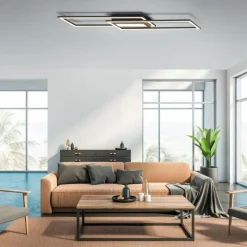 Luminaires Leuchten Direkt Plafonnier Leuchten-Direkt ASMIN LED Noir, 1 lumière* Éclairage Led