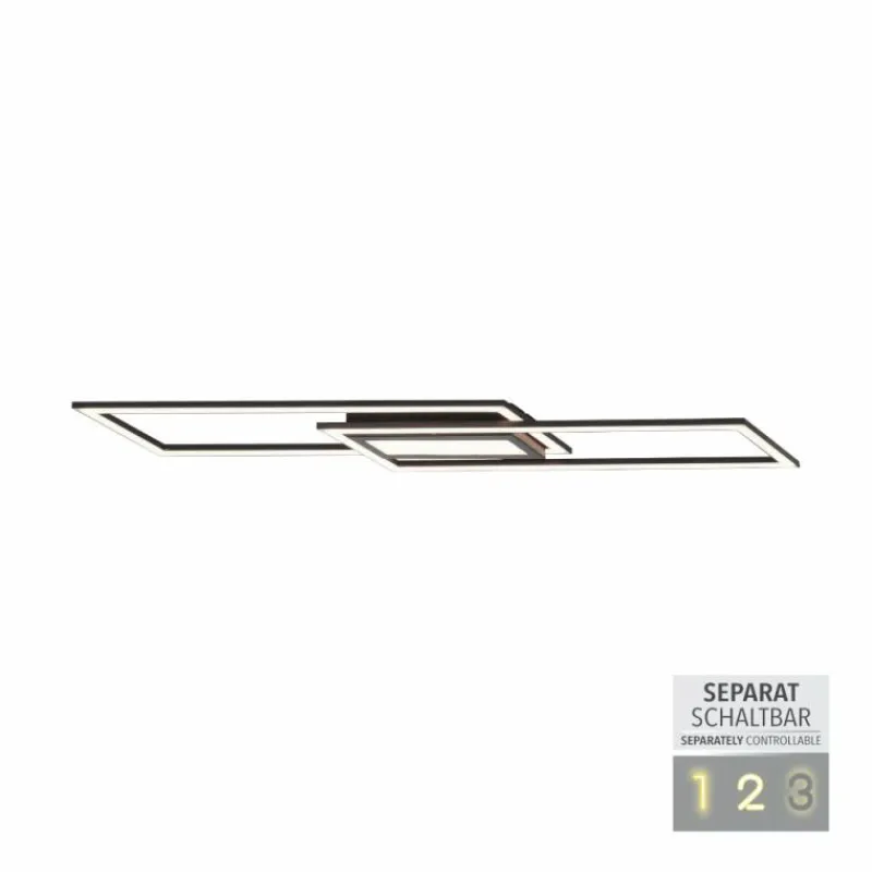 Luminaires Leuchten Direkt Plafonnier Leuchten-Direkt ASMIN LED Noir, 1 lumière* Éclairage Led