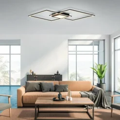 Luminaires Leuchten Direkt Plafonnier Leuchten-Direkt ASMIN LED Noir, 1 lumière* Éclairage Led