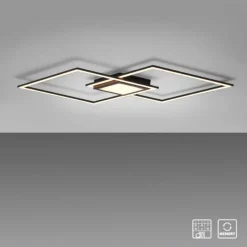 Luminaires Leuchten Direkt Plafonnier Leuchten-Direkt ASMIN LED Noir, 1 lumière* Éclairage Led